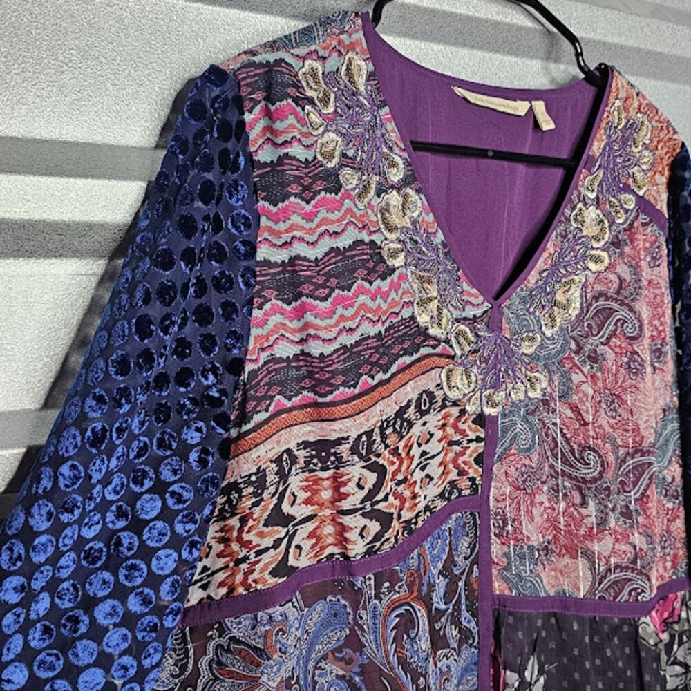 Soft Surroundings All Together patchwork tunic dr… - image 3